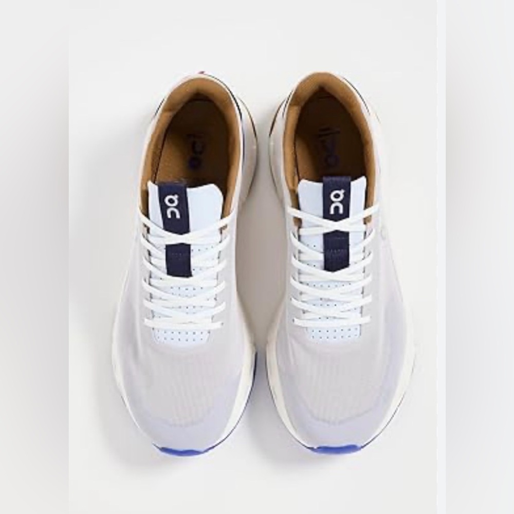 On Running Men's White and Navy Sneakers